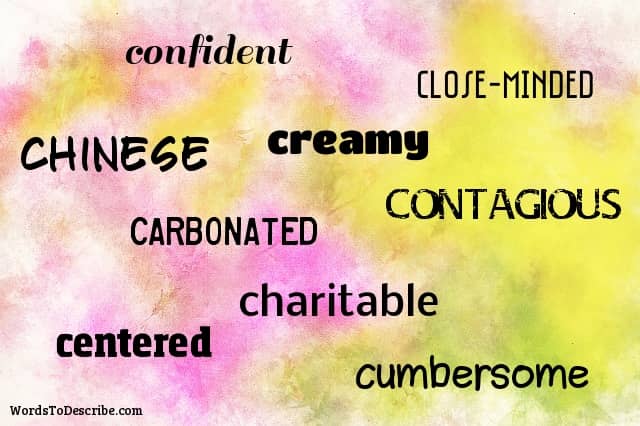 Adjectives That Start With C