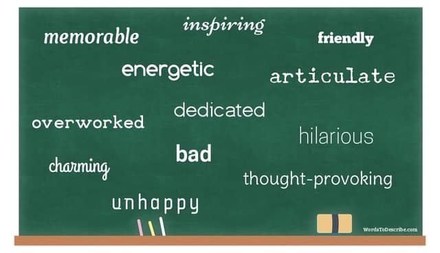 words to describe teachers