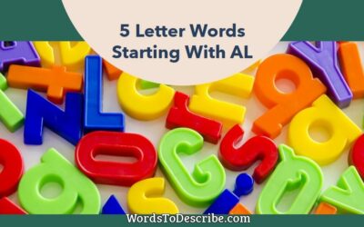 5 Letter Words Starting With AL