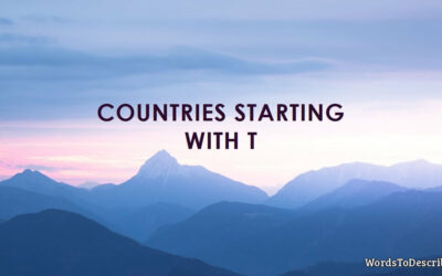 Countries Starting With T